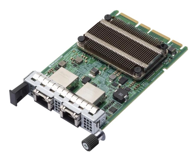 

Сетевой адаптер Dell 540-BCOD 57416 Dual Port 10GbE BASE-T Adapter, OCP NIC 3.0, 540-BCOD