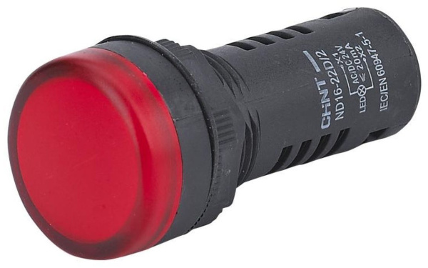 Изображение товара Индикатор CHINT 828019 световой серия ND16 22 мм переменный ток 230 В