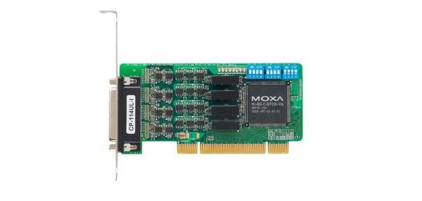 

Плата MOXA CP-114UL-I-DB9M 4 Port UPCI Board, w/DB9M Cable, RS-232/422/485, w/Isolation, Low Profile, CP-114UL-I-DB9M