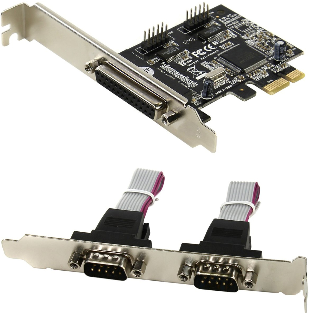 

Контроллер расширения ORIENT XWT-PE2S1PV2 PCI-E to COM 2-port + LPT 1-port (WCH CH382) Ret, XWT-PE2S1PV2