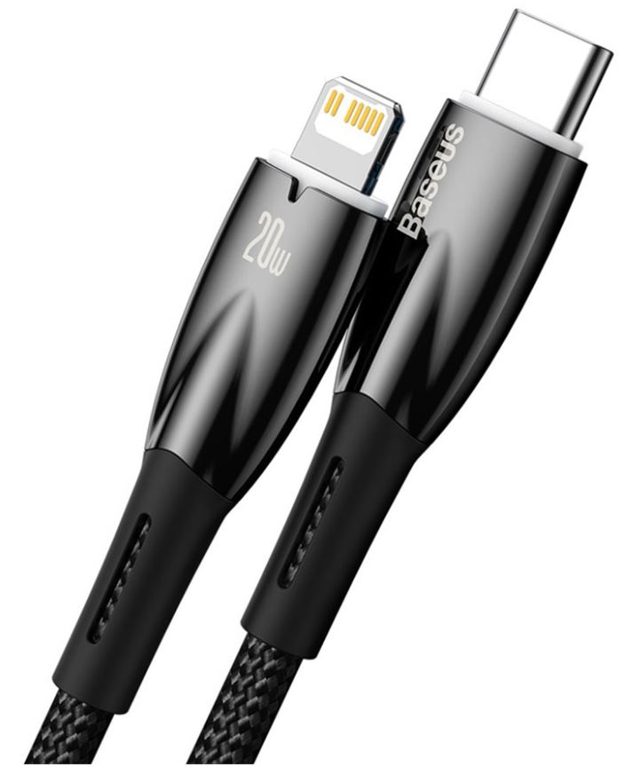 

Кабель интерфейсный Baseus CADH000101 Glimmer 2m Black, CADH000101
