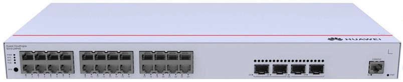 

Коммутатор Huawei S310-24P4S 98012201 L2+ (static router), 24*10/100/1000BASE-T ports, 4*GE SFP ports, POE+(370W), S310-24P4S