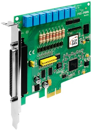 

Плата ICP DAS PEX-P8R8i CR PCI Express x1, 8-channel Isolated Digital Input, 8-channel Relay Output Includes one CA, PEX-P8R8i CR