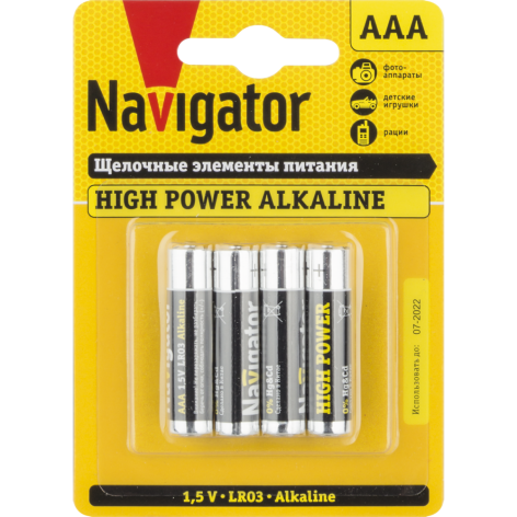 фото Батарейка  Navigator NBT-NE-LR03-BP4 в Казани