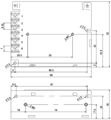 фото Преобразователь AC-DC сетевой Mean Well RD-35A в Уфе