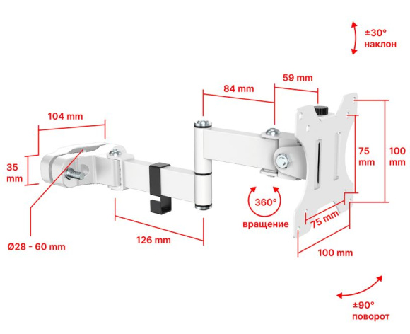 фото Крепление UNITEKI FMP1075W в Челябинске