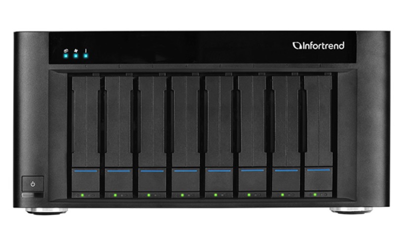 

Система хранения данных Infortrend EonStor GSe Pro 200 GSEP208T000D-8U32 8bay desktop Intel D1517 1.6 GHz 4C CPU,2x4GB,2x10GbE SFP+,2x1GbE,2xUSB 3.1 G, EonStor GSe Pro 200