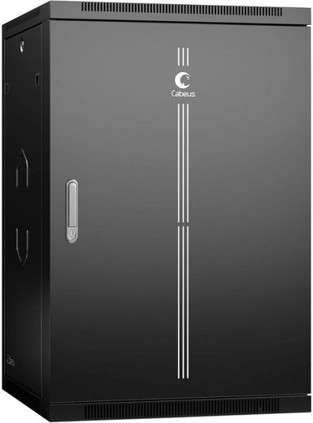 фото Шкаф настенный 19", 18U Cabeus SH-05F-18U60/60m-R-BK в Перми