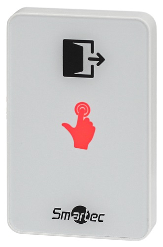

Кнопка выхода Smartec ST-EX410L-WT сенсорная, накладная, белая, НЗ/НР контакты, ST-EX410L-WT