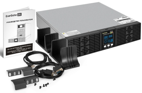 фото Источник бесперебойного питания  Exegate PowerExpert ULS-575-10kVA.LCD.AVR.T.USB.RS232.SNMP.2U в Уфе
