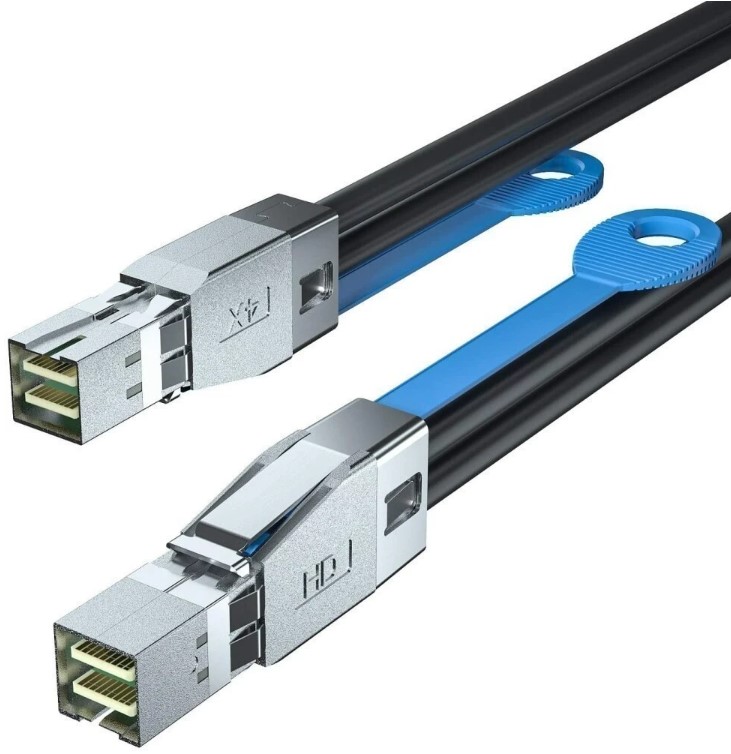 

Кабель Broadcom/LSI SAS-2M-SFF8644-SFF8644 SAS внешний, 2м., разъемы SFF8644 - SFF8644, SAS-2M-SFF8644-SFF8644
