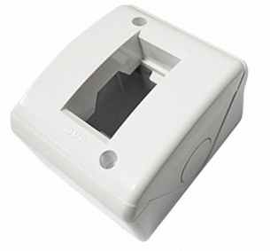 Изображение товара Корпус CAME 001YE0043 для выключателя наружный пластиковый белый