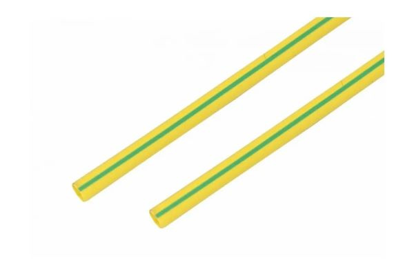 Изображение товара Термоусадочная трубка Rexant 21-0007 10мм до 5мм 1м желто-зеленая