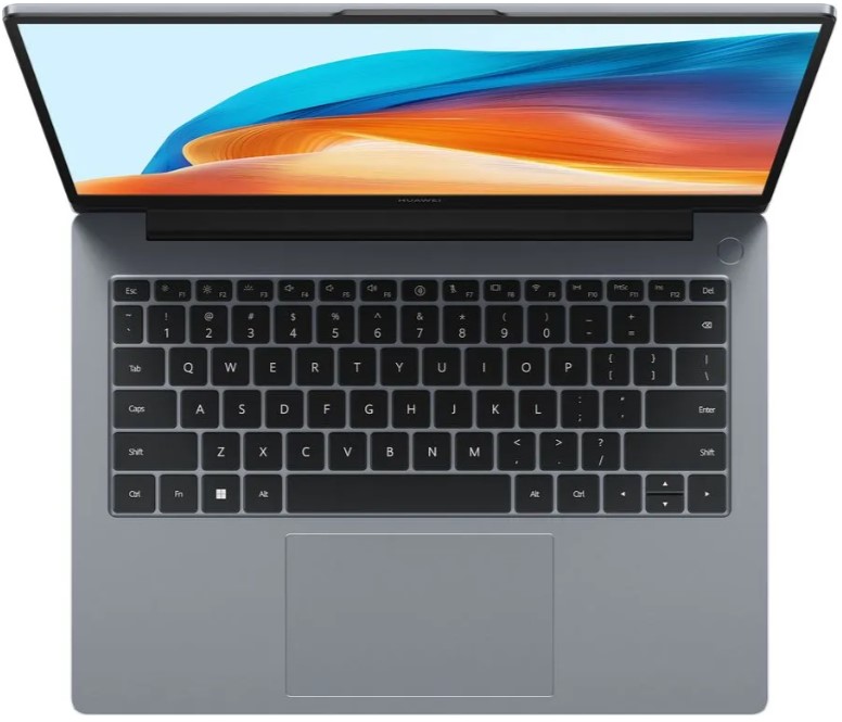 

Ноутбук Huawei MateBook D 14 53013XFA i5 12450H/8GB/512GB SSD/UHD Graphics/14" FHD IPS/WiFi/BT/Cam/Win11/space gray, MateBook D 14