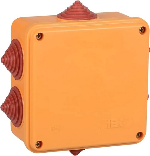 

Коробка распределительная IEK UKF30-100-100-050-6-6-09 огн. ПС 100х100х50мм 6P 6мм2 IP55 6 вв., UKF30-100-100-050-6-6-09