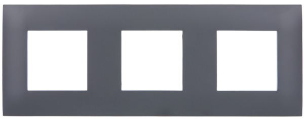 

Рамка тройная IEK SK-M32-K48 SKANDY SK-F03T титан, SK-M32-K48
