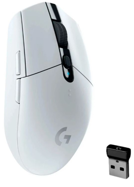 фото Оптическая светодиодная мышь Logitech G304 Lightspeed, Белый, [910-005293] в Казани