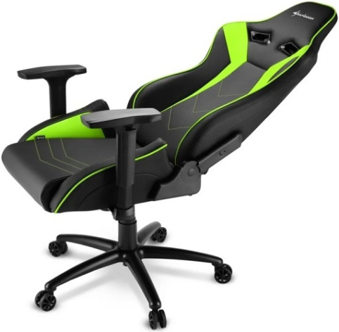фото Кресло игровое Sharkoon ELBRUS-3-BK/GN в Екатеринбурге