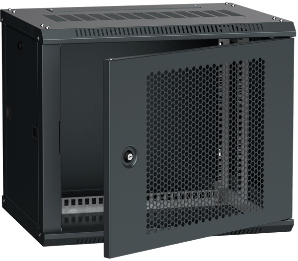 

Шкаф настенный 19", 6U ITK LWR5-06U64-PF LINEA W 600x450 мм дверь перфорированная, RAL9005, LWR5-06U64-PF