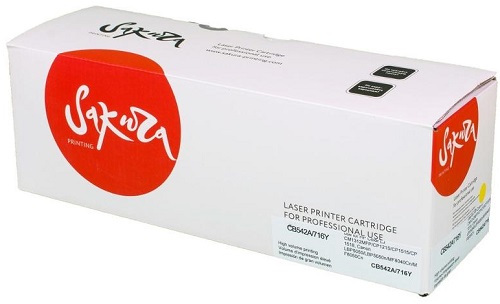 

Картридж Sakura SACB542A/716Y для HP Color LJ CM1312MFP/CP1215/CP1515/CP1518, Canon LBP5050, LBP5050n, MF8030Cn, MF8040Cn, MF8050Cn, MF8080Cw 1980B002, SACB542A/716Y