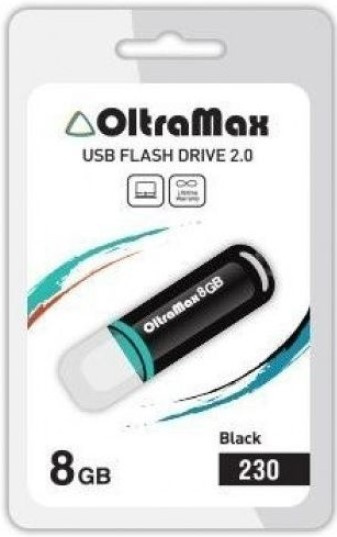 фото Накопитель USB 2.0 8GB OltraMax OM-8GB-230-Black в Самаре
