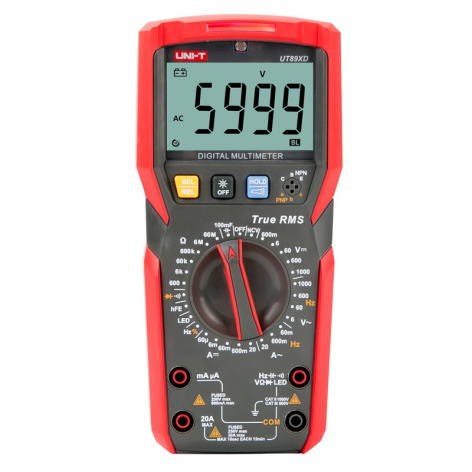 Изображение товара Мультиметр UNI-T UT89XD профессиональный цифровой электромонтажный прибор