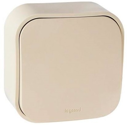 

Кнопка Legrand 782235 1-клавишная 6А (бежевая), 782235