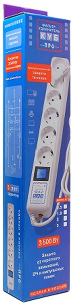 фото Сетевой фильтр  Power Cube SPL(5+1)-16B-P-5M PRO в Смоленске