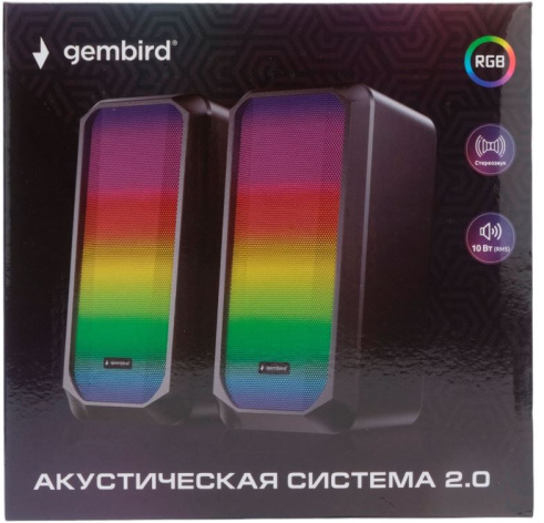 фото Компьютерная акустика 2.0 Gembird SPK-300, Черный, [SPK-300] в Омске