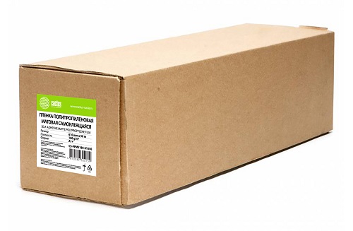 

Пленка Cactus CS-PPMS180-61050 24"(A1) 610мм-50м/180г/м2/белый матовое самоклей. для струйной печати, CS-PPMS180-61050