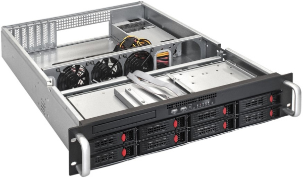 фото Корпус серверный 2U Exegate Pro 2U550-HS08/1U-700ADS в Красноярске