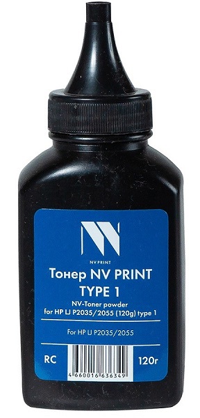 

Тонер NVP NV-HP LJ P2035(120г)type1 для LaserJet P2035/2055, NV-HP LJ P2035(120г)type1