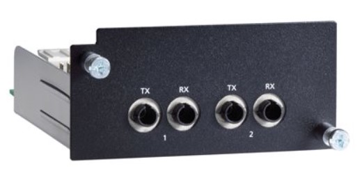 

Модуль расширения MOXA PM-7500-2MST 2 порта 100BaseFX (многомодовое волокно, разъем ST) для коммутатора PT-7528-24TX, PM-7500-2MST