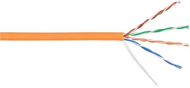 

Кабель витая пара U/UTP 5e кат. 4 пары Lanmaster LAN-5EUTP-LSZH-OR 350Mhz, LSZH, оранжевый, 305 м, LAN-5EUTP-LSZH-OR