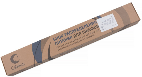 фото Блок розеток 19", 13 розеток Cabeus PDU-13P-F-2EU в Санкт-Петербургe