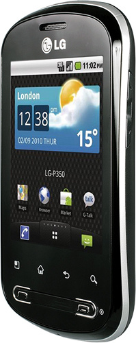 фото Мобильный телефон  LG P350 Optimus Me Titanium Black