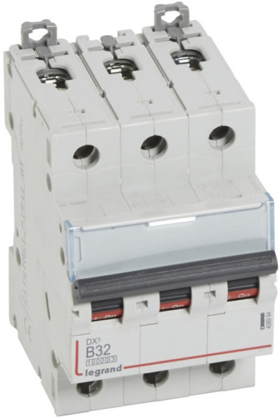 Изображение товара Автоматический выключатель Legrand 408994 серия DX³ 32А IP20