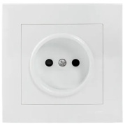 фото Накладка розетки без заземления EKF ESR10-L-022-50