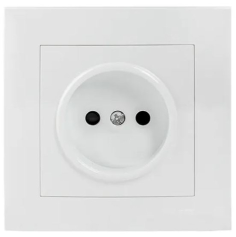 фото Накладка розетки без заземления  EKF ESR10-L-022-50 в Уфе