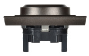 фото Розетка двухместная с заземлением в сборе  IEK BR-R21-16-K45-F