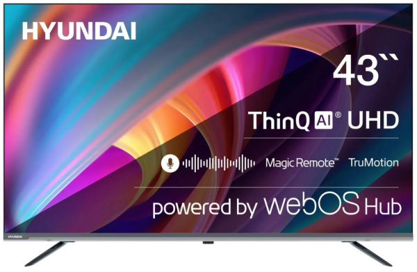 Изображение товара Телевизор Hyundai H-LED43BU7100 43 дюйма 4K Smart Wi-Fi