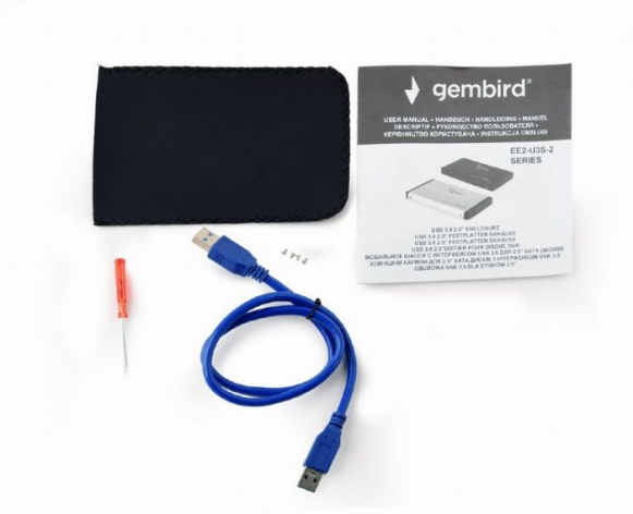 фото Внешний корпус для HDD SATA 2.5” Gembird EE2-U3S-2-B в Уфе