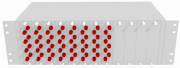 фото Кросс оптический стоечный TopLAN КРС-Top-3U-64FC/U-OS2-GY