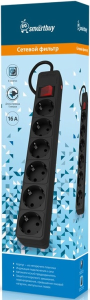 фото Сетевой фильтр  SmartBuy SBSP-6-50-K в Уфе