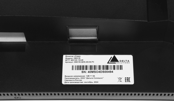 фото Монитор 32" Delta Computers ОМ315I.QHD.AS.04.P3 в Екатеринбурге