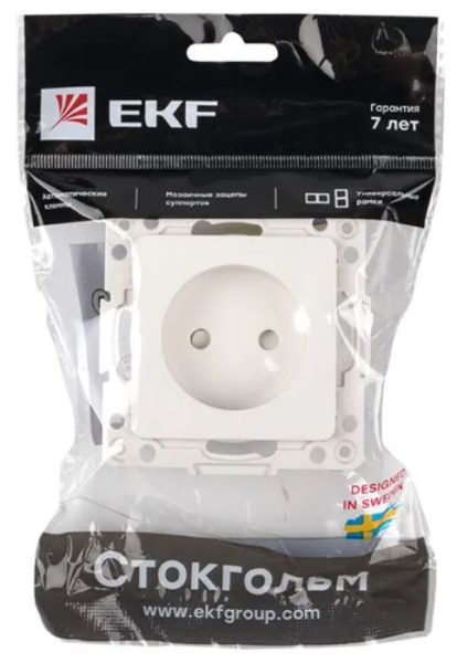 фото Розетка без заземления  EKF EYR10-022-10 в Самаре