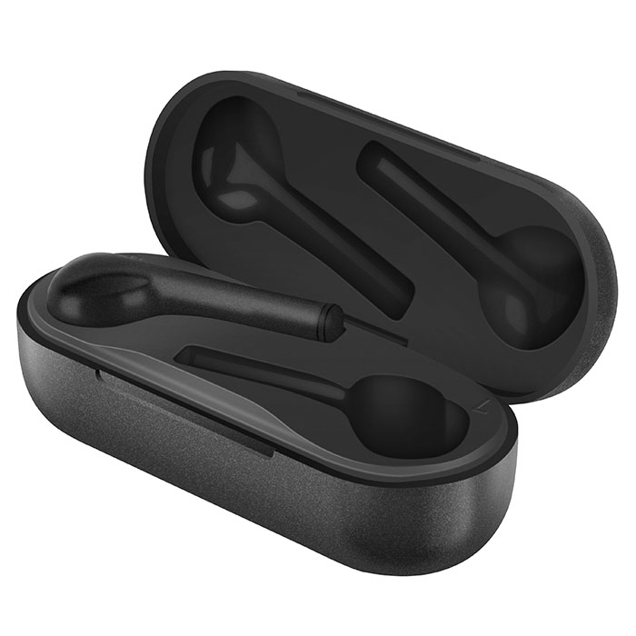 

Наушники беспроводные Sven E-705BT SV-018672 черные матовый, Bluetooth, TWS, магнитный зарядный кейс, E-705BT