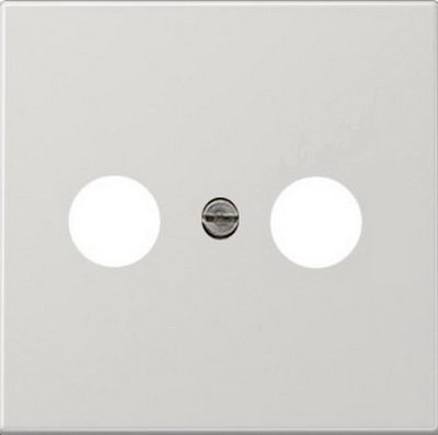 Изображение товара Накладка Jung LS990TVLG для розетки вертикальная и горизонтальная серия LS 990