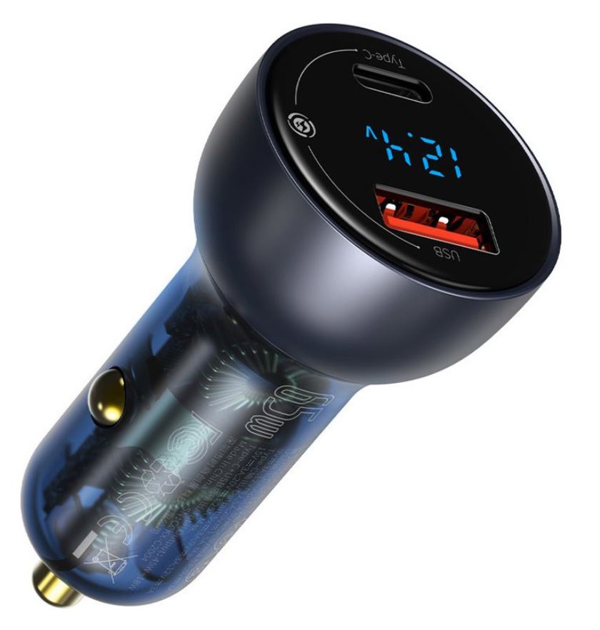 

Зарядное устройство автомобильное Baseus CCKX-C0G QC, 65W gray, CCKX-C0G