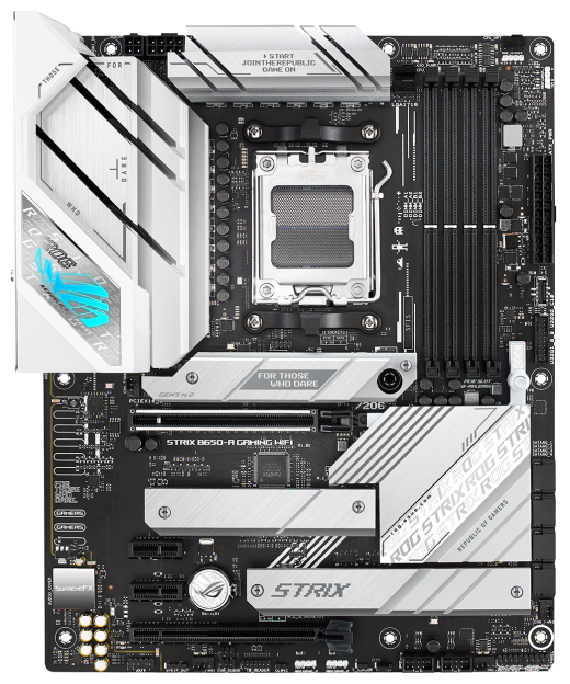 

Материнская плата ATX ASUS ROG STRIX B650-A GAMING WIFI (AM5, AMD B650, 4*DDR5(6400), 4*SATA 6G RAID, 3*M.2, 4*PCIE, 2.5Glan, WiFi, BT, USB Type-C, 3*